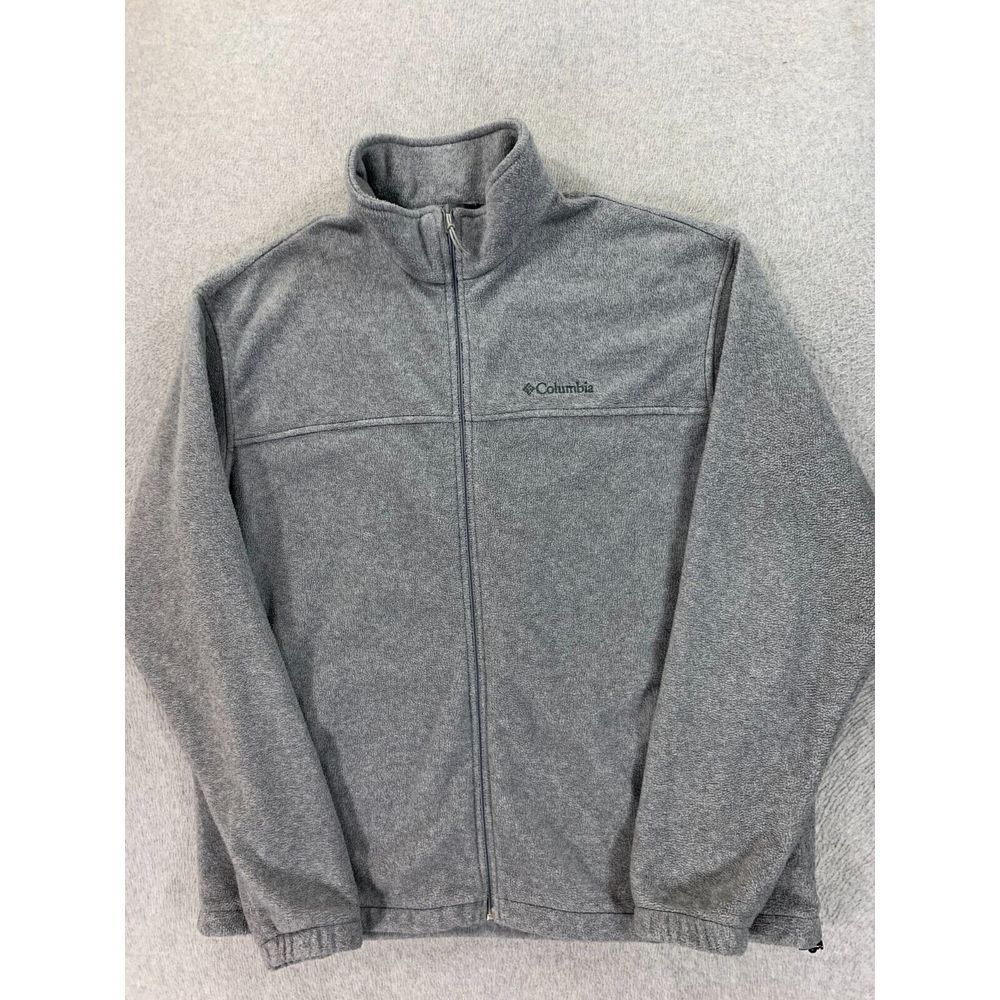 Columbia Fleece Midweight Full Zip‎ Jacket (Men's XXL) Gray